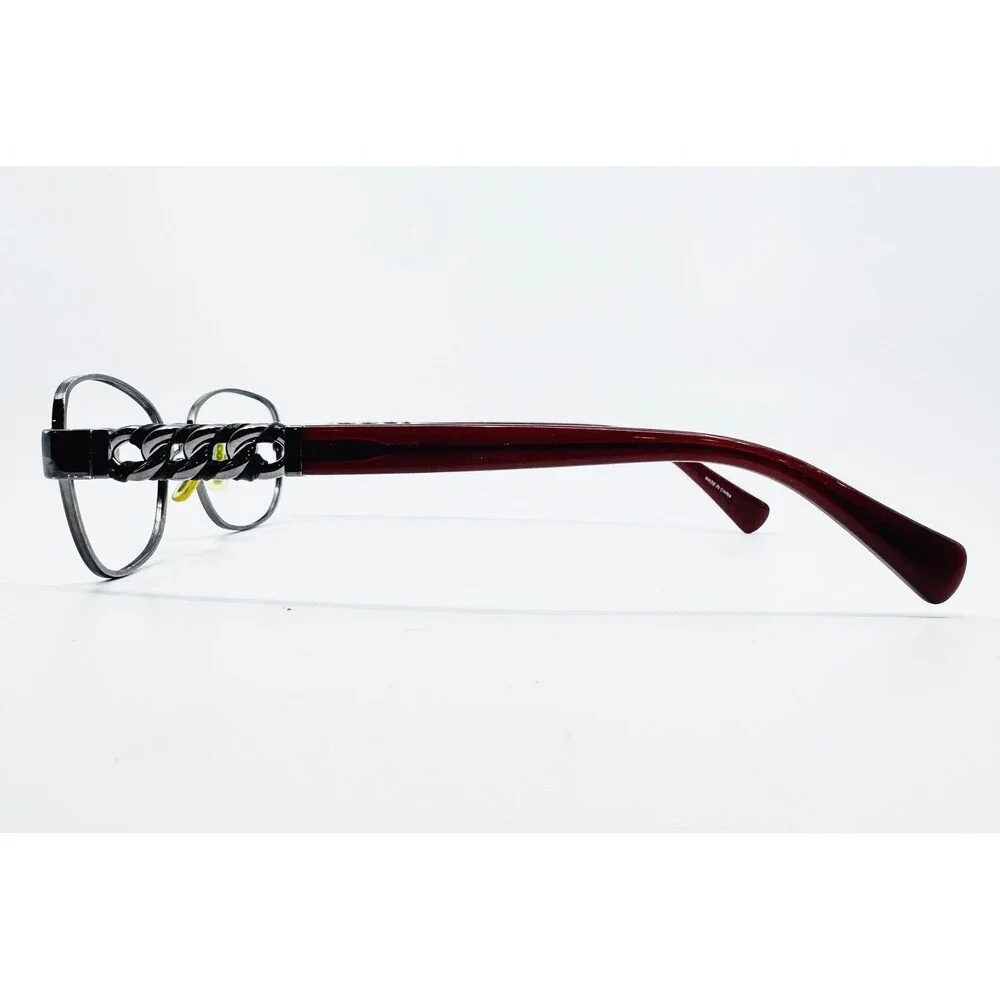 Coach Eyeglasses Womens Gunmetal Milky Black Cherry HC 5072Q 51-17-135